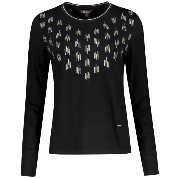  Tricou de damă ALTISPORT IDIARA NEGRU 