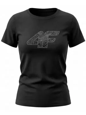 Tricou pentru femei 4F WMM00TTSHF3309 NEGRU ADÂNC