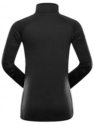 Hanorac de damă cu uscare rapidă ALPINE PRO ONNECA 4 NEGRU