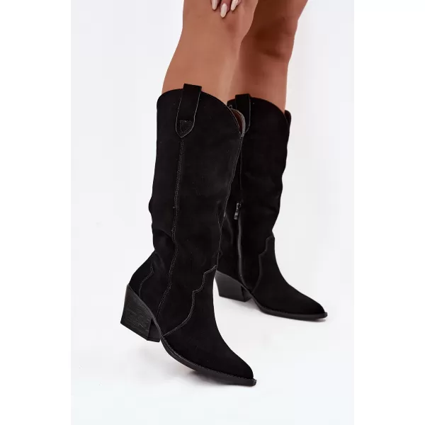  Cizme de dama BOTO 6396 NEGRU 