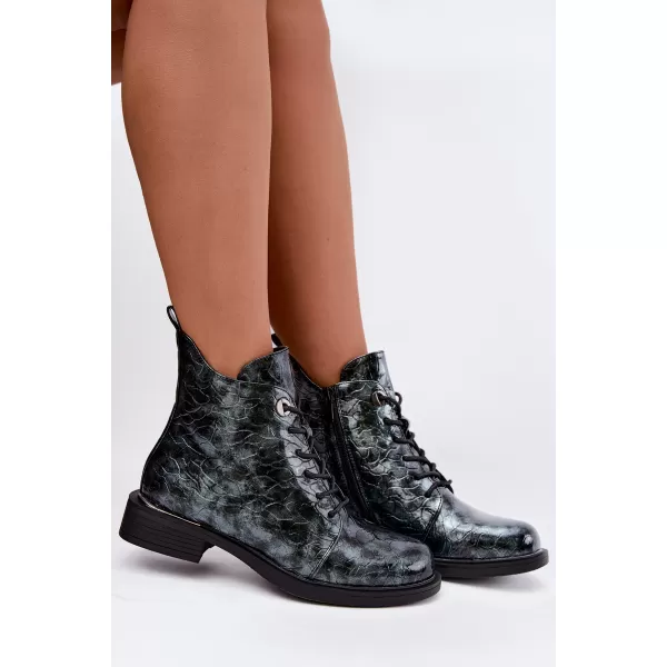  Botine de dama S.BARSKI HY62-8140 VERDE 