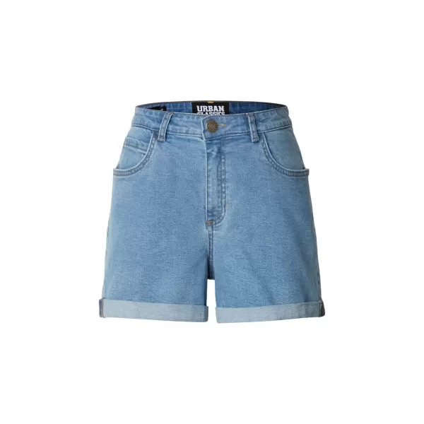 Pantaloni scurți de damă URBAN CLASSICS TB8371 ALBASTRU DESCHIS SPALAT 