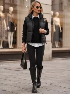 Vesta de dama DSTREET TY5970 NEGRU