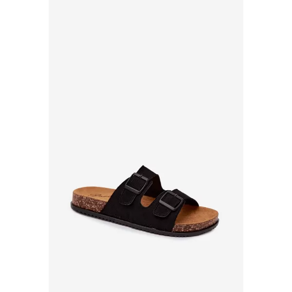  Papuci de damă BOTO 56301-1 NEGRU 