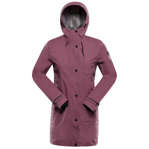 Palton de damă impermeabil ALPINE PRO PERFETA 2 NECTAR DE STRUGURI 