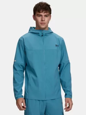 Jachetă pentru bărbați UNDER ARMOUR UA TECH UTILITY WOVEN JCKT 6004967-466 ALBASTRU