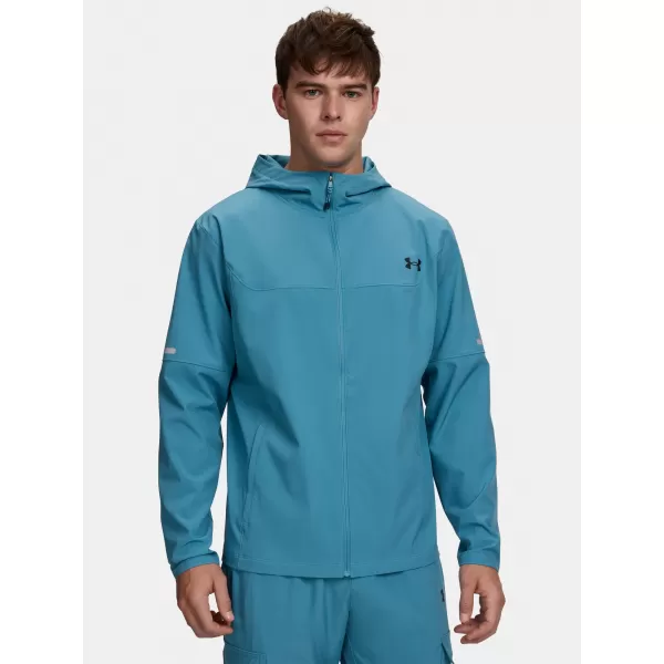  Jachetă pentru bărbați UNDER ARMOUR UA TECH UTILITY WOVEN JCKT 6004967-466 ALBASTRU 