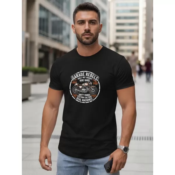  Tricou pentru bărbați DSTREET NX5007R-BK NEGRU 