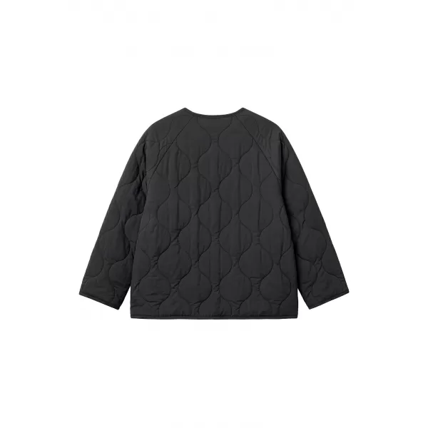  Jachetă matlasată pentru fetiță URBAN CLASSICS UCK7175-00007 NEGRU 