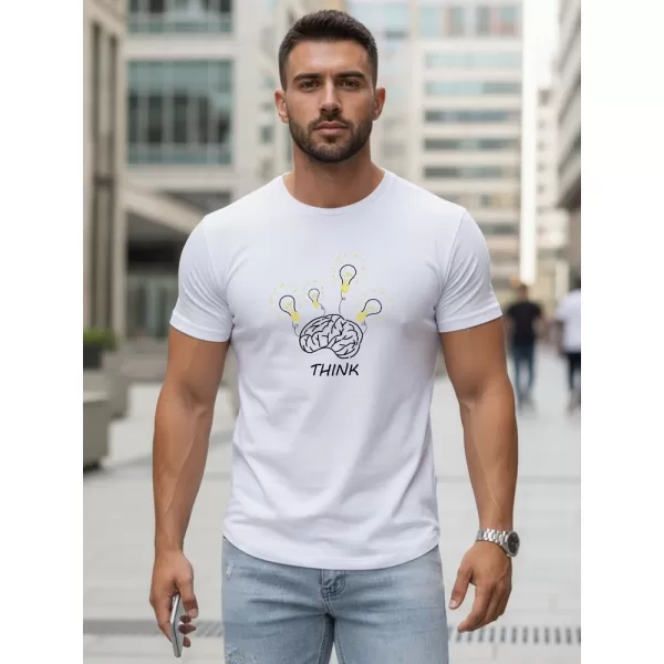  Tricou pentru bărbați DSTREET NX0149R-WH ALB 