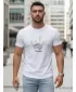 Tricou pentru bărbați DSTREET NX0149R-WH ALB