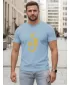 Tricou pentru bărbați DSTREET NX0138R-SK ALBASTRU DESCHIS