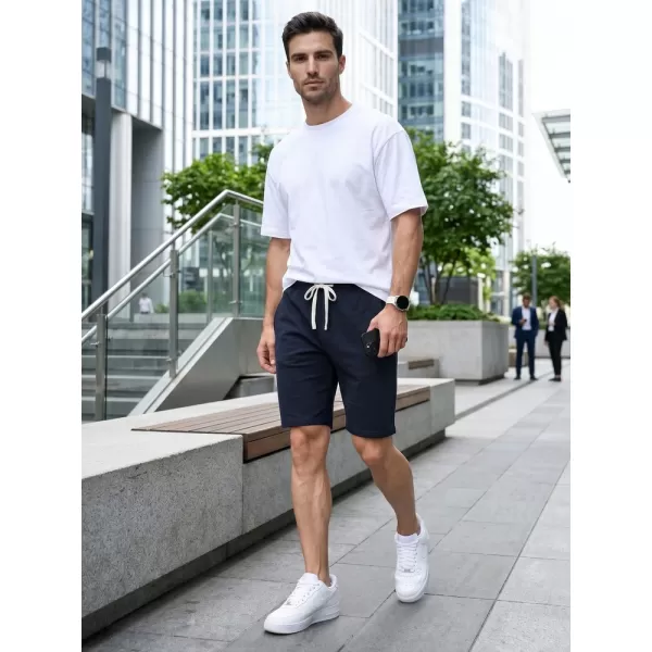  Pantaloni scurți pentru bărbați DSTREET SX2626 ALBASTRU ÎNCHIS 