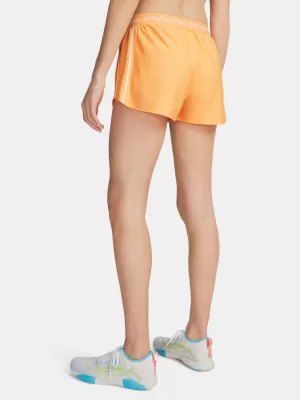 Pantaloni scurți de damă UNDER ARMOUR TECH PLAY UP SHORTS 1389882-870 PORTOCALE