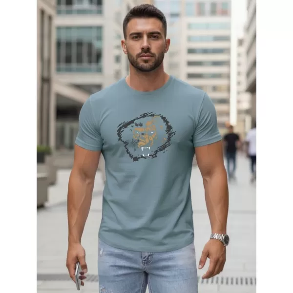  Tricou pentru bărbați DSTREET NX5085R-SB ALBASTRU 