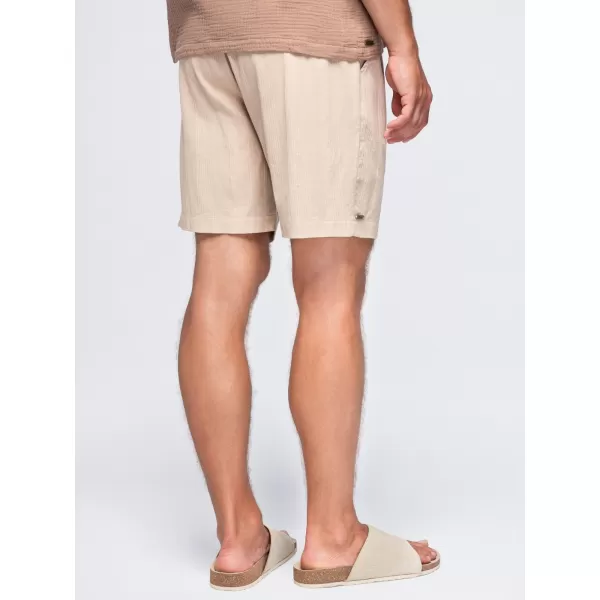  Pantaloni scurți pentru bărbați OMBRE OM-SRCS-0209 MARO DESCHIS 