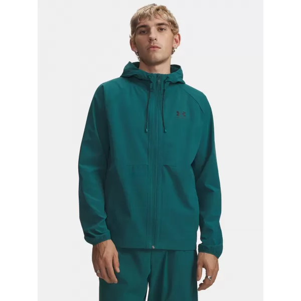  Jachetă pentru bărbați UNDER ARMOUR VIBE WOVEN JACKET 6003001-338 VERDE 
