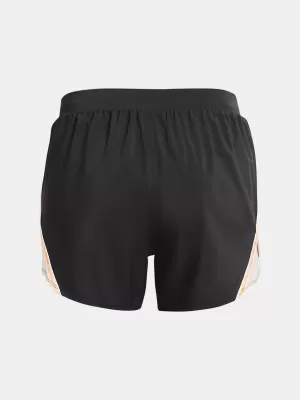 Pantaloni scurți de damă UNDER ARMOUR FLY BY 2.0 BRAND SHORT 1361392-010 GRI