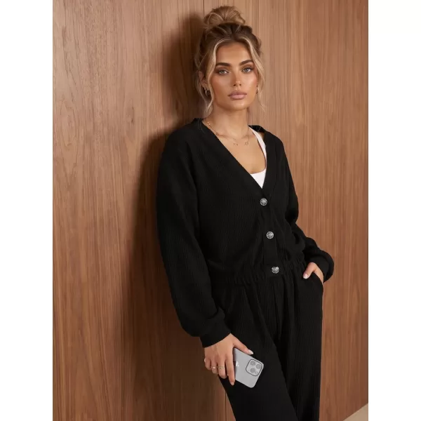  Set pentru femei DSTREET AY1240 NEGRU 
