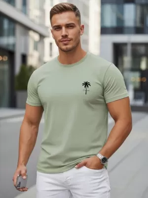 Tricou pentru bărbați DSTREET NX5126R-MO VERDE DESCHIS