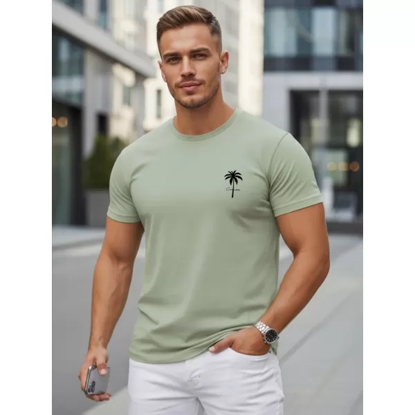  Tricou pentru bărbați DSTREET NX5126R-MO VERDE DESCHIS 