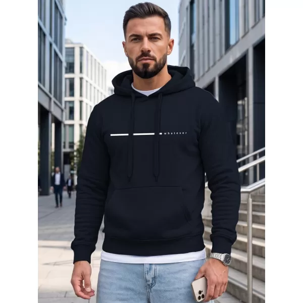  Hanorac pentru bărbați DSTREET NX5128BX-25-09 ALBASTRU ÎNCHIS 