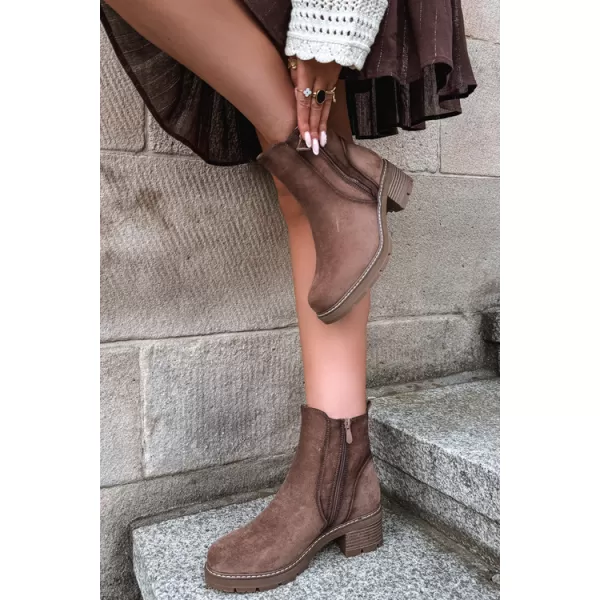  Botine de dama S.BARSKI HY62-8101 CAFEA 