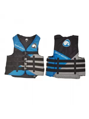 Vestă de înot SPINERA Deluxe Nylon 50N ALBASTRU