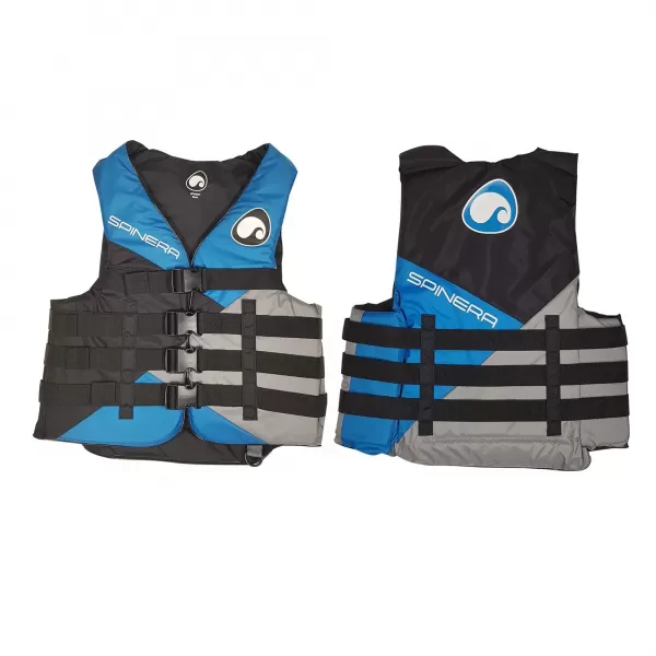  Vestă de înot SPINERA Deluxe Nylon 50N ALBASTRU 