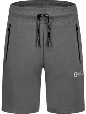 Pantaloni scurți din bumbac pentru bărbați NORDBLANC RELAXEDFIT NBSPM8254 GRI