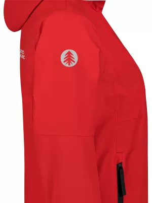 Jachetă impermeabilă pentru femei NORDBLANC BOURNE NBSJL8317 ROŞU