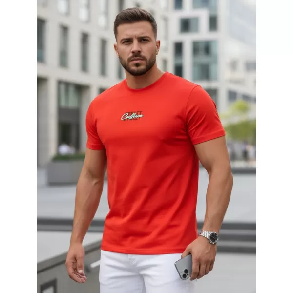  Tricou pentru bărbați DSTREET RX5423 PORTOCALE 