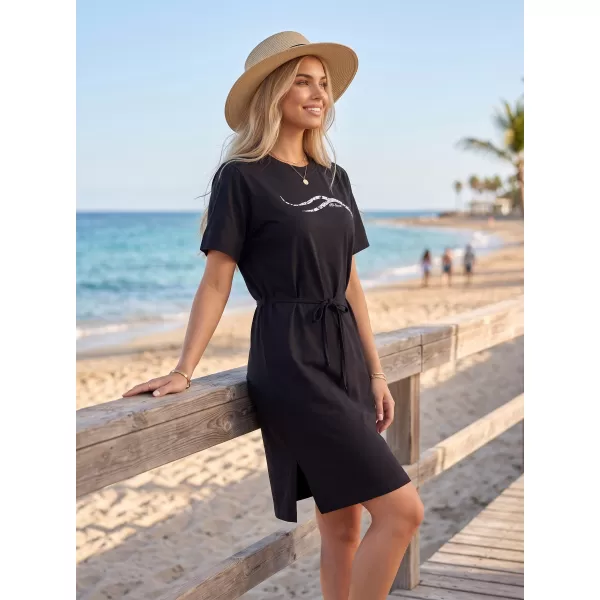  Rochie ALTISPORT ALW001816 ALB-NEGRU 