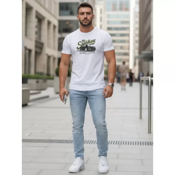  Tricou pentru bărbați DSTREET NX5089R ALB 
