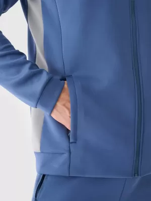 Hanorac pentru bărbați 4F WAW25TSWSM1930 DENIM