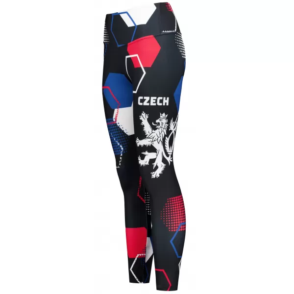  Jambiere funcționale lungi premium pentru femei (dimensiuni noi) ALTISPORT VOJ/ALW036LEG05 HEXA NEGRU 
