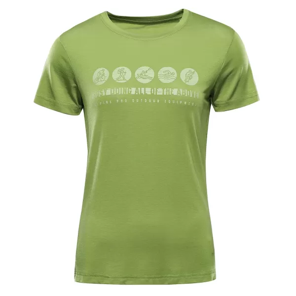  Tricou funcțional de damă ALPINE PRO LYORA PERIDOT VARIANTA PA 