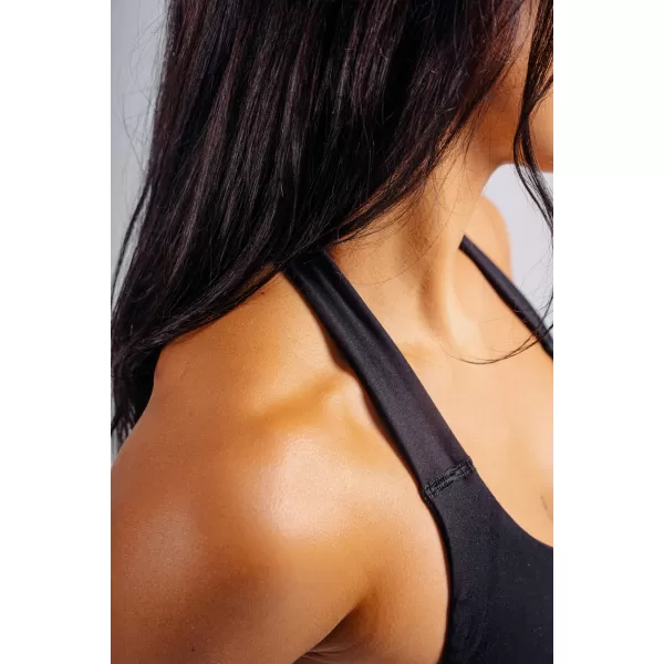  Top cu halter cu sutien încorporat NEBBIA PRIMAL 863 NEGRU 