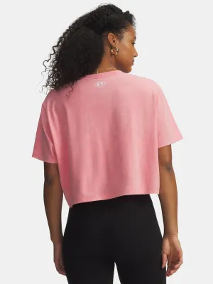 Tricou de damă UNDER ARMOUR UA RIVAL BOXY TEE WASH 6011065-600 ROZ