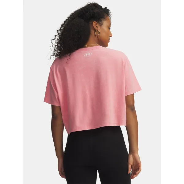  Tricou de damă UNDER ARMOUR UA RIVAL BOXY TEE WASH 6011065-600 ROZ 