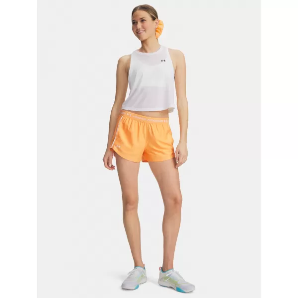  Pantaloni scurți de damă UNDER ARMOUR TECH PLAY UP SHORTS 1389882-870 PORTOCALE 