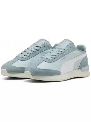 Adidași PUMA R78 WIND NYLON 400694-05 BLUE/ ALBASTRU/ALB PUMA/MENTĂ MODERNĂ
