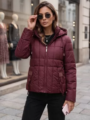 Geaca de dama DSTREET TY5859 CLARET