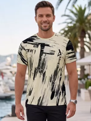 Tricou funcțional premium pentru bărbați ALTISPORT VOJ/ALM010TR01 FILDEȘ/NEGRU