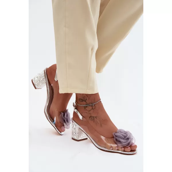  Sandale de dama D&A MR61-9011 ARGINT 