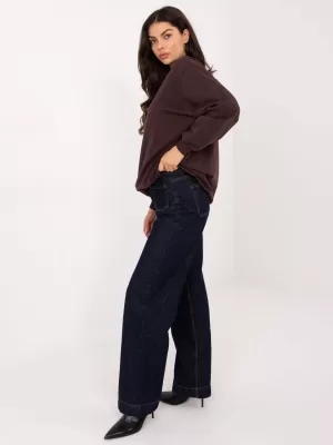 Hanorac de dama BASIC FEEL GOOD RV-BL-5185.70P MARO ÎNCHIS