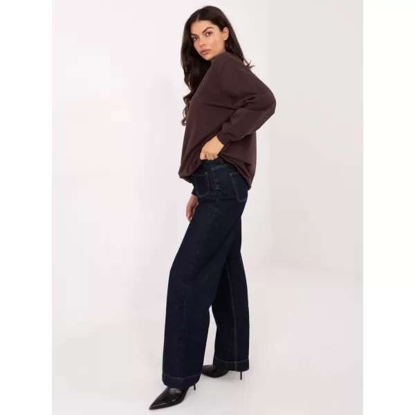  Hanorac de dama BASIC FEEL GOOD RV-BL-5185.70P MARO ÎNCHIS 