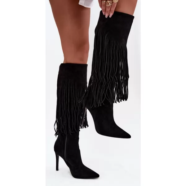  Cizme de dama BOTO H-59 NEGRU 