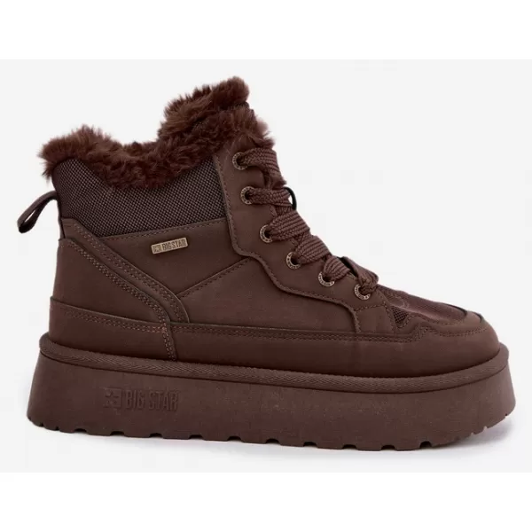  Pantofi de dama BIG STAR SHOES UU274168 UMBRE MARO/BEJ 