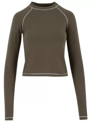 Tricou de damă URBAN CLASSICS TB7730 MĂSLINE
